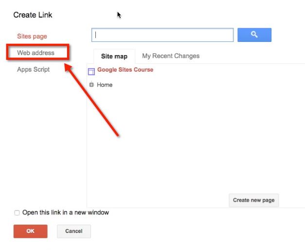 How to Create a Page in Google Sites SEO tips lOOkkle Blog